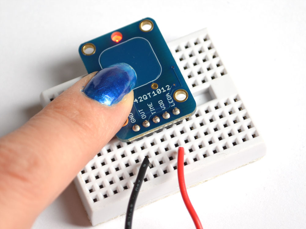 Standalone Toggle Capacitive Touch Sensor Breakout - Click Image to Close