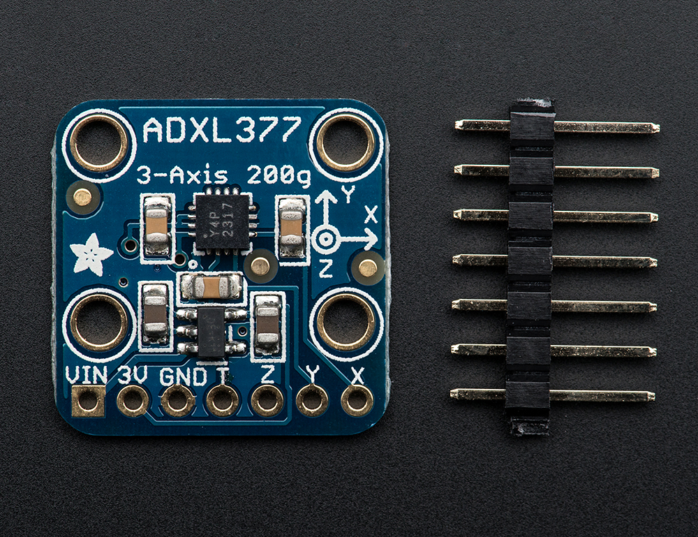 ADXL377 - High-G Triple-Axis Accelerometer (+-200g Analog Out) - Click Image to Close