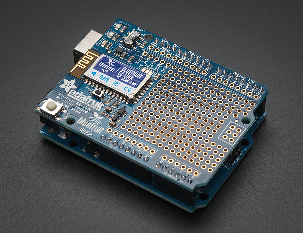 Bluefruit EZ-Link Shield - Bluetooth Arduino Serial & Programmer - Click Image to Close