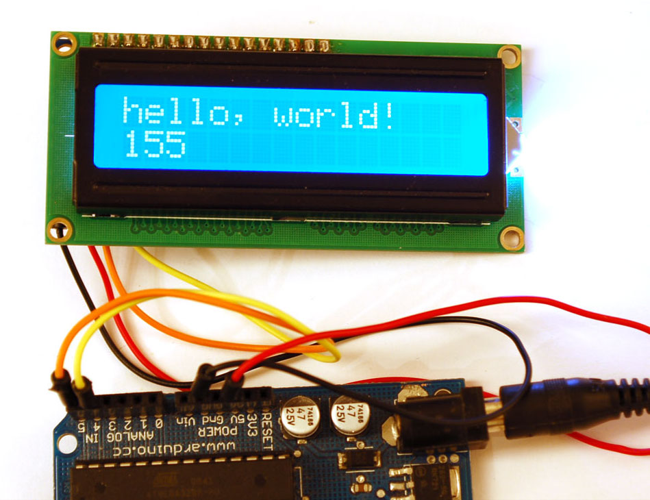 i2c / SPI character LCD backpack - Click Image to Close