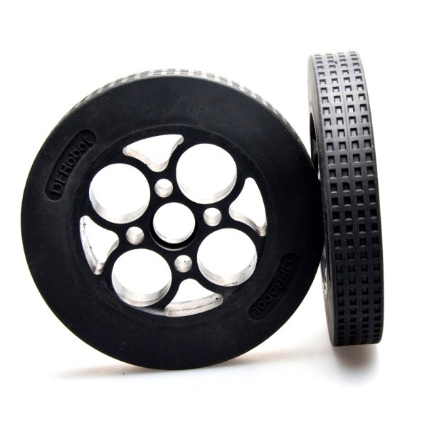Rubber Wheel 136×24mm (Pair)