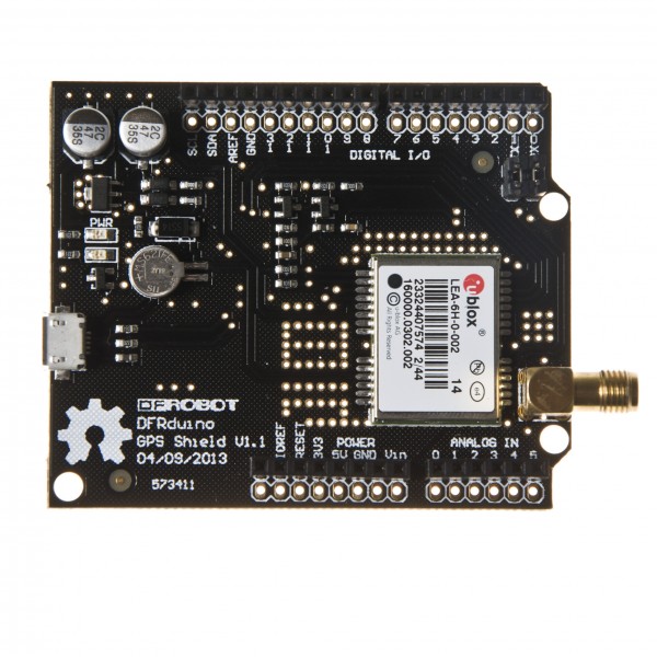 DFRduino GPS Shield  For Arduino (ublox LEA-6H)
