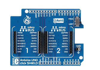 Arduino UNO click shield